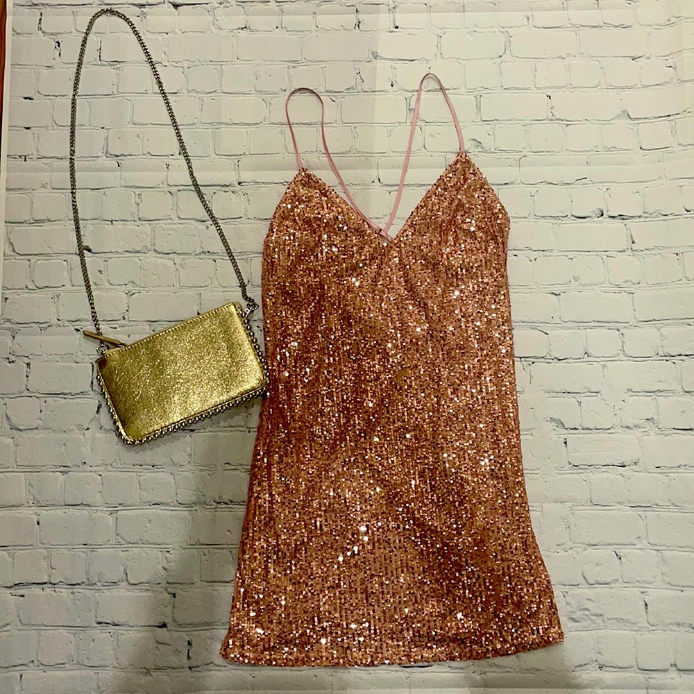 NWT Victoria’s Secret sequin slip dress
